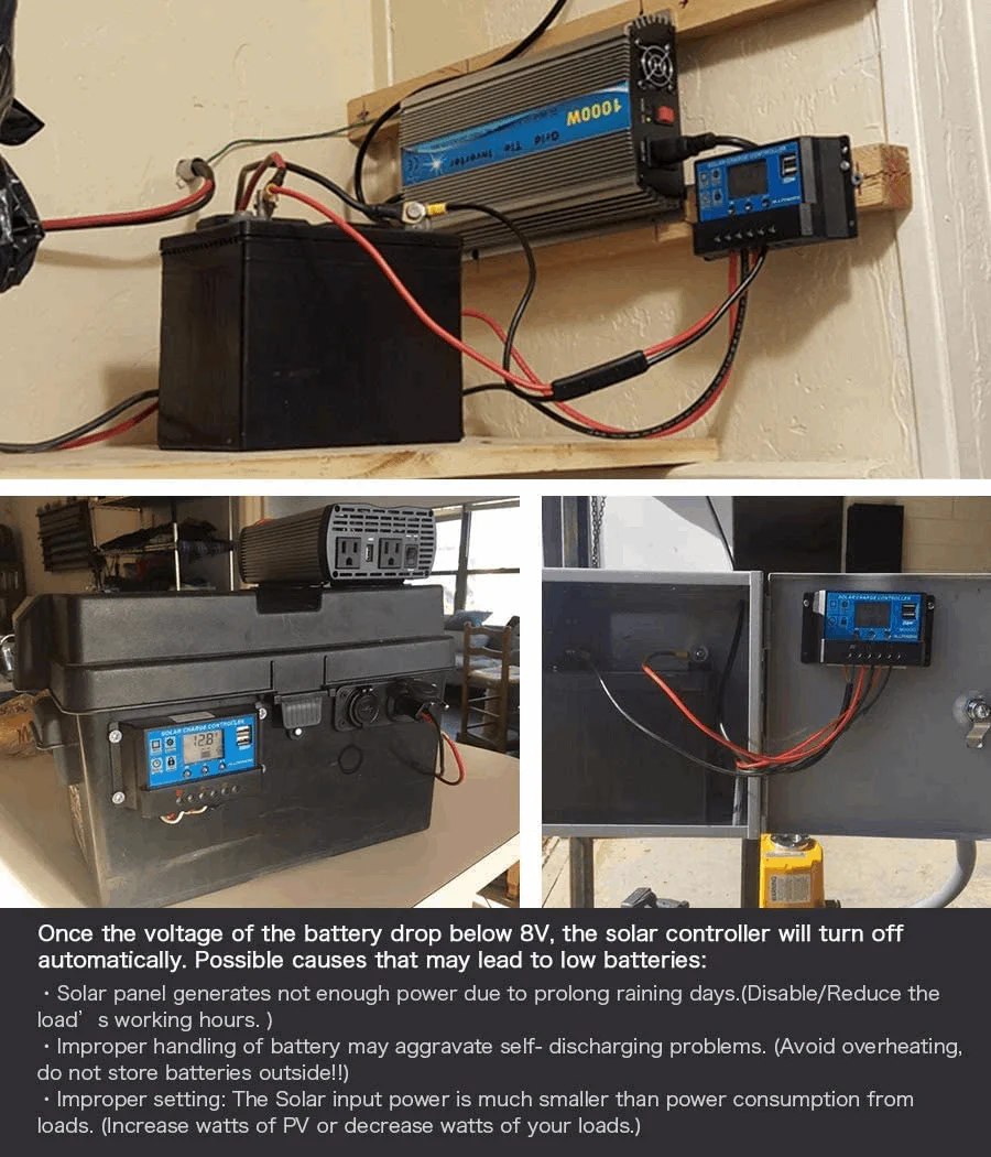 ALLPOWERS Controlador de cargador solar 20A - Image 6
