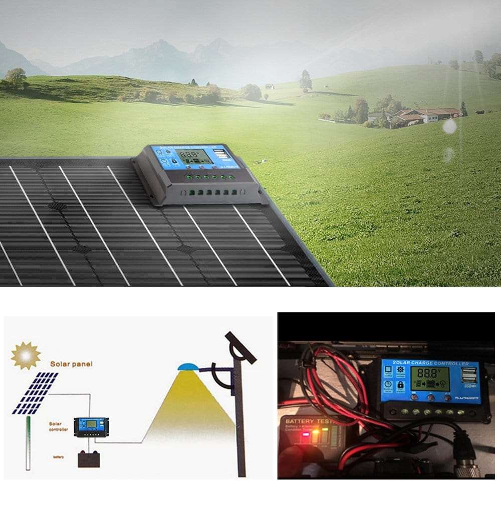 ALLPOWERS Controlador de cargador solar 20A - Image 7