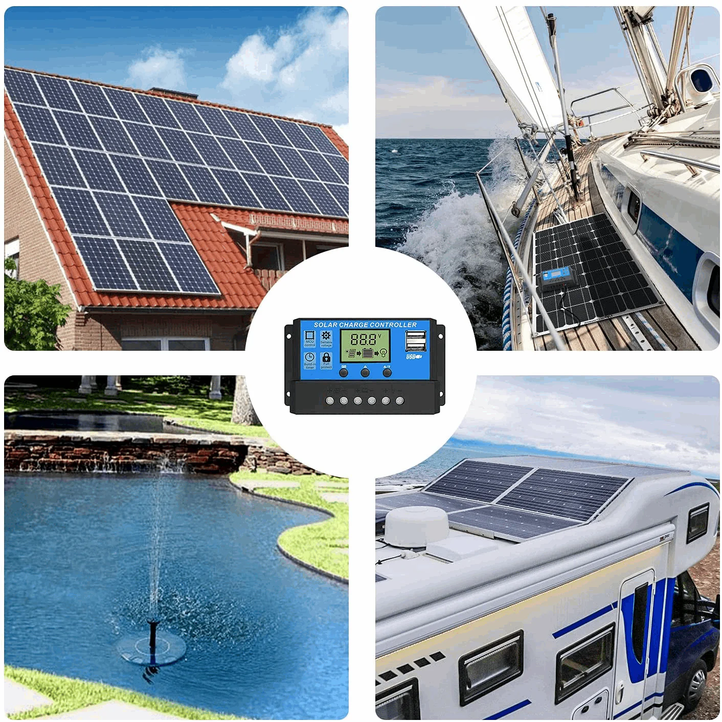 ALLPOWERS Controlador de cargador solar 30A - Image 7