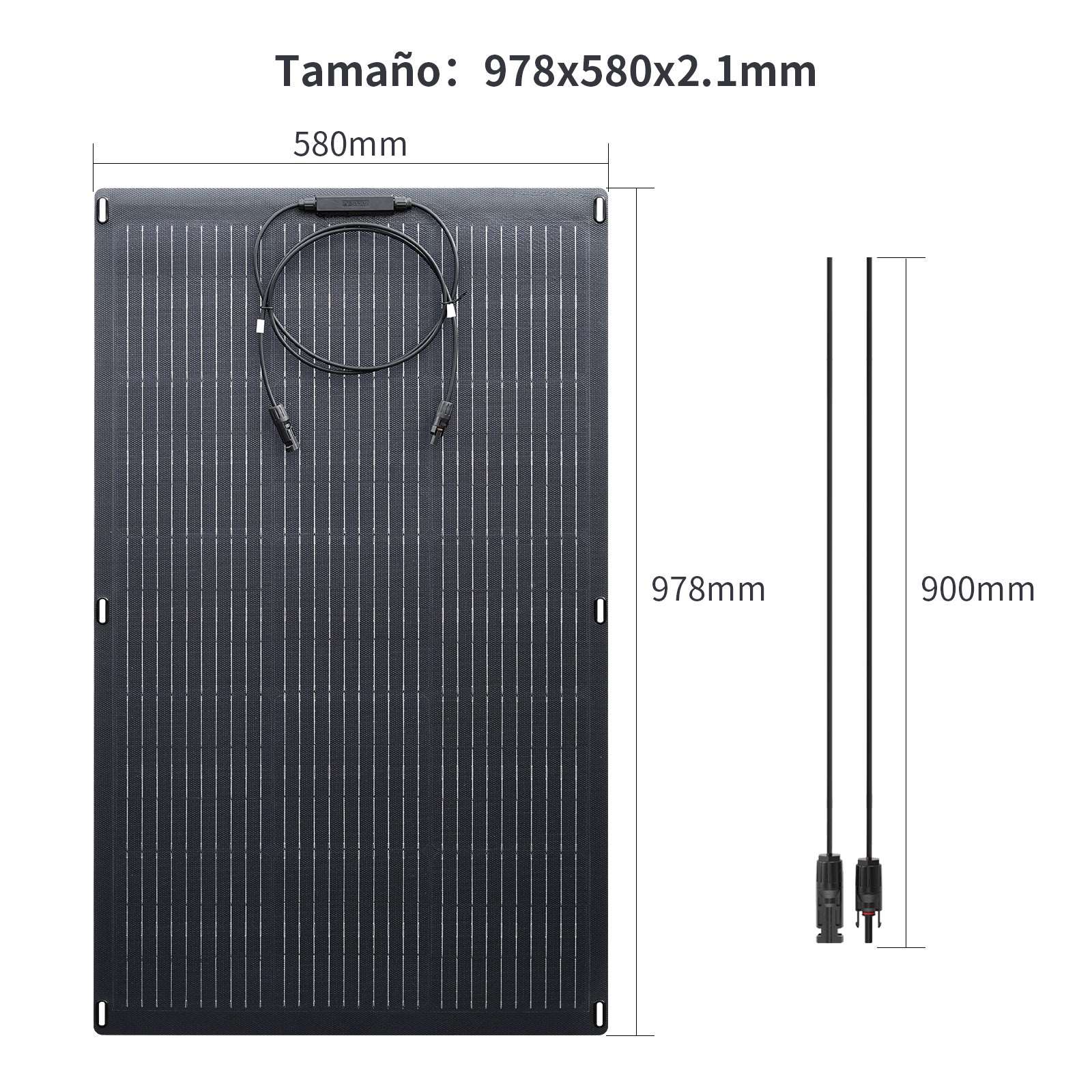 ALLPOWERS Generador Solar 1800W (R1500 + SF100 Panel Solar Flexible 100W) - Image 4