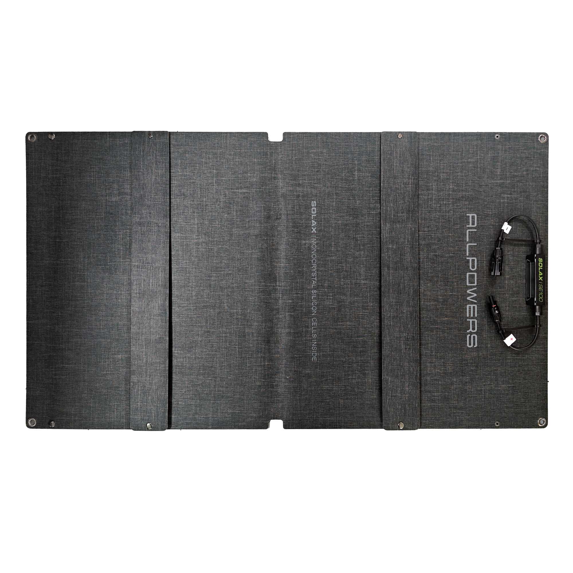 ALLPOWERS SOLAX SE100 Placa Solar Portátil Monocristalino 100W - Image 3