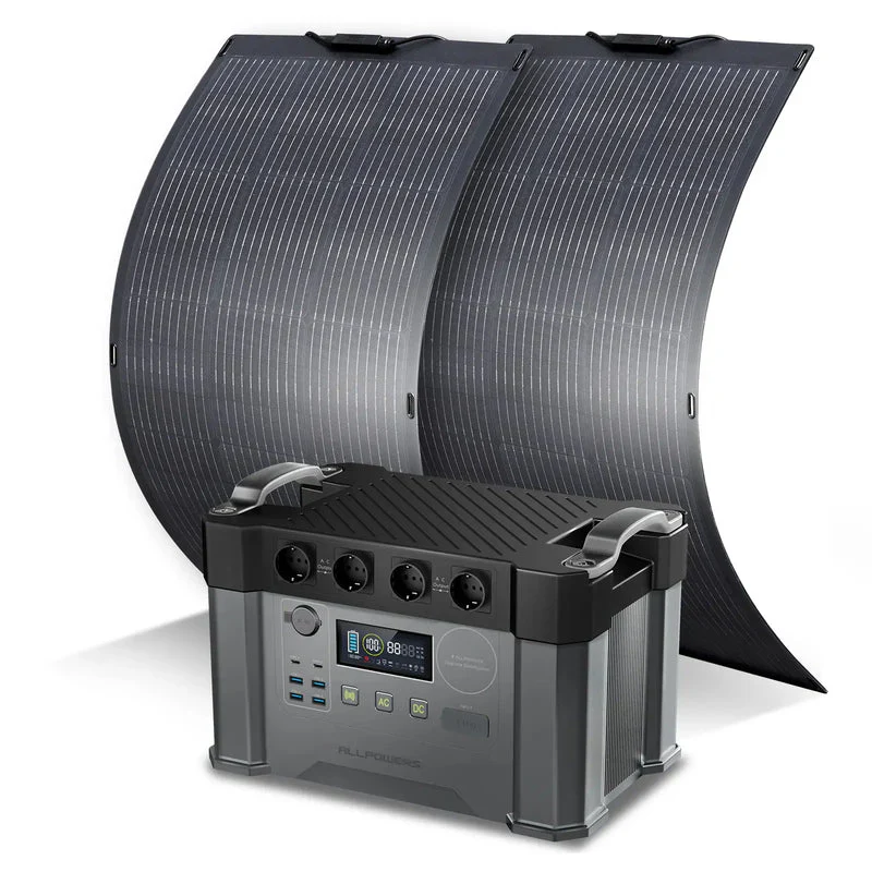 ALLPOWERS Generador Solar 2400W (S2000 Pro + SF100 Panel Solar Flexible 100W) - Image 11