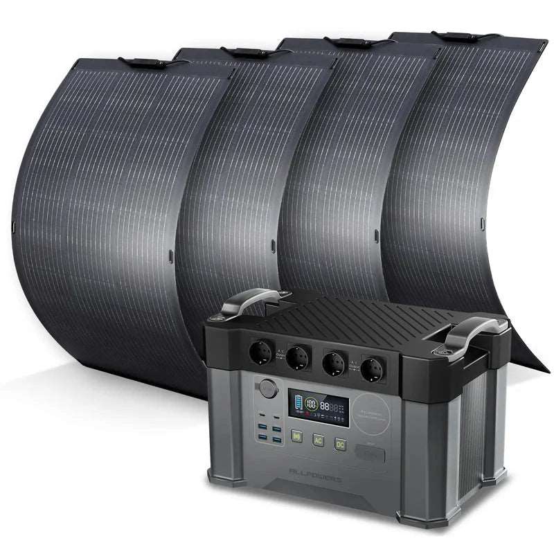 ALLPOWERS Generador Solar 2400W (S2000 Pro + SF100 Panel Solar Flexible 100W) - Image 13