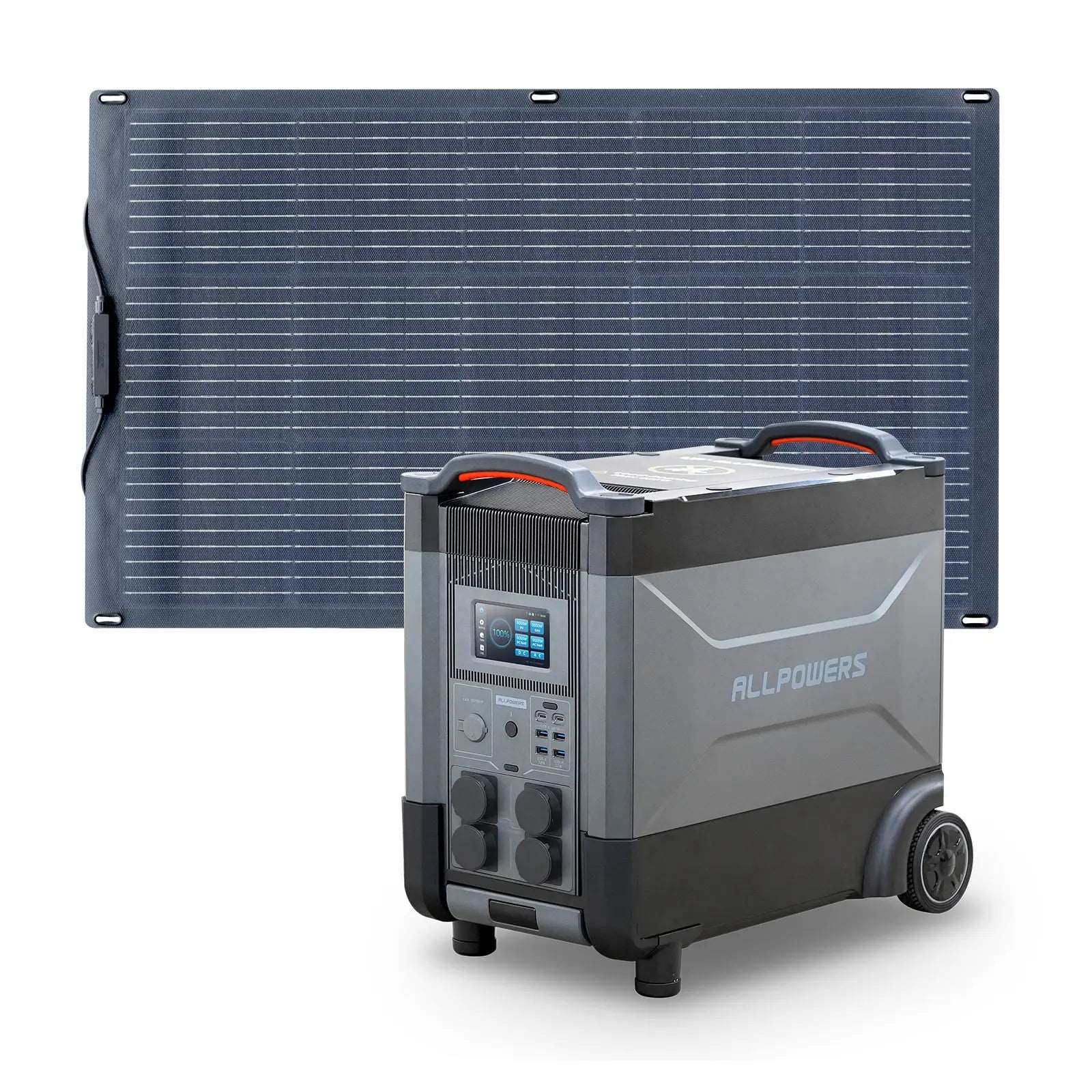 ALLPOWERS Generador Solar 4000W (R4000\R4000 V2 + SF100 Panel Solar Flexible 100W)