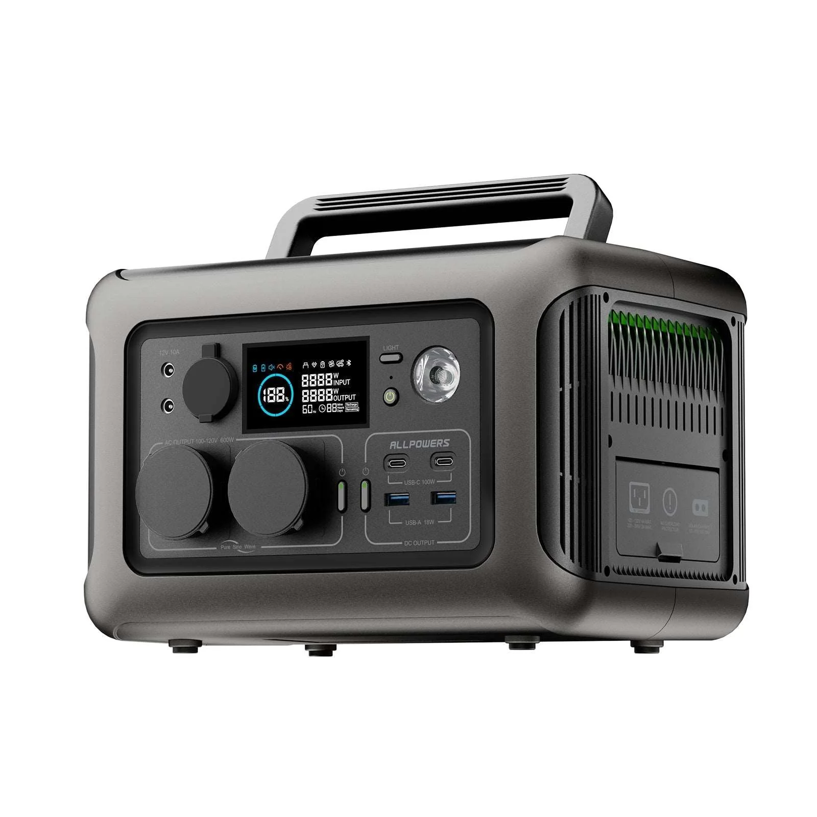 ALLPOWERS Generador Solar 600W (R600 + SP035 Panel Solar 200W) - Image 3