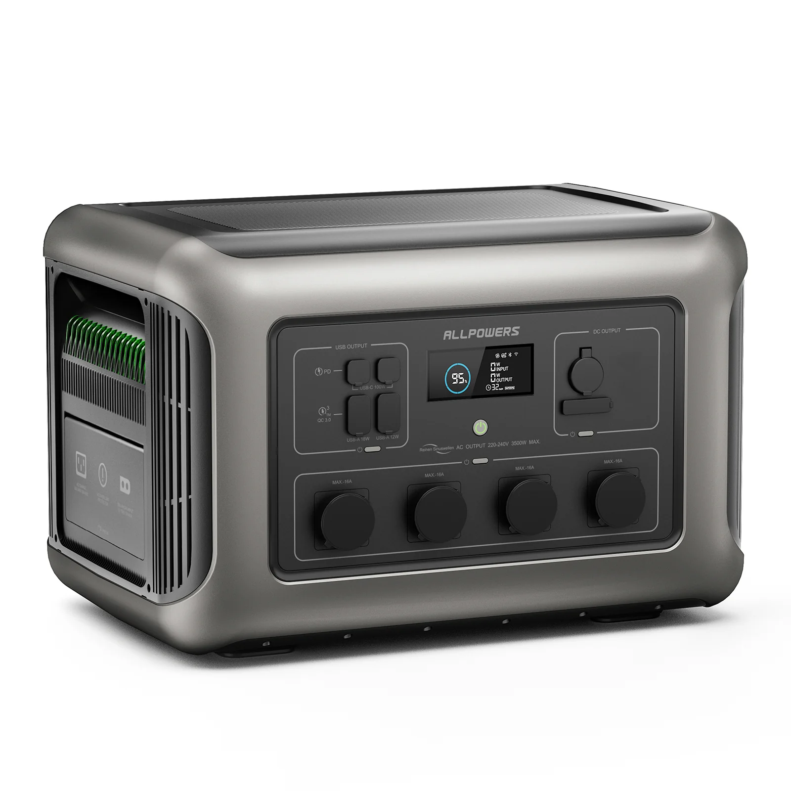 ALLPOWERS R3500 V2 Estación de Energía Portátil Respaldo para el Hogar 3500W 2880Wh - Image 3