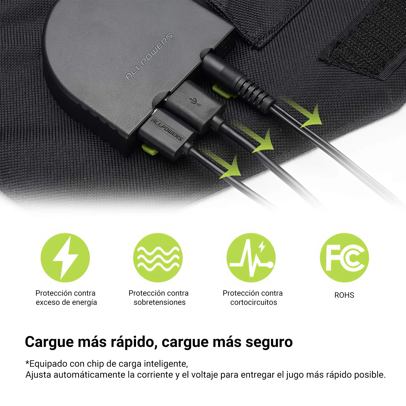 ALLPOWERS SP012 Placa Solar Portátil Plegable 100W - Image 6