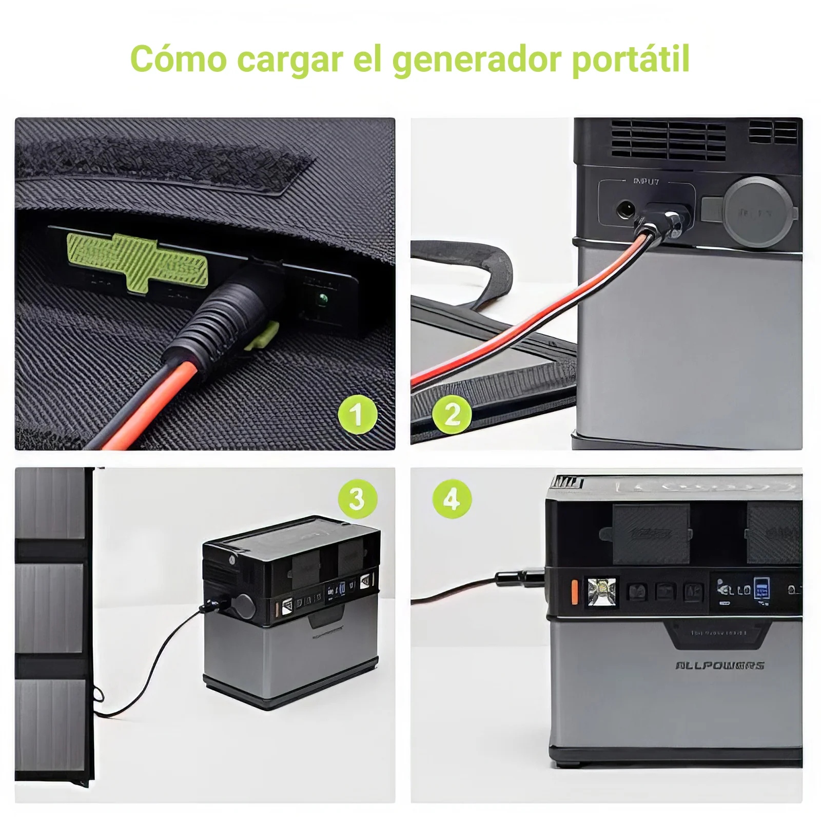 ALLPOWERS SP012 Placa Solar Portátil Plegable 100W - Image 7